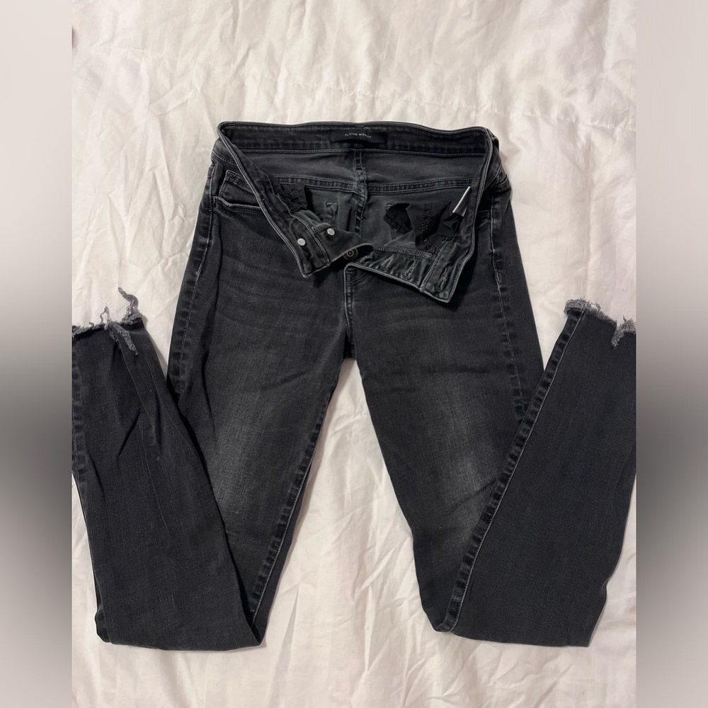 Womens Flying Monkey Black Skinny Jeans